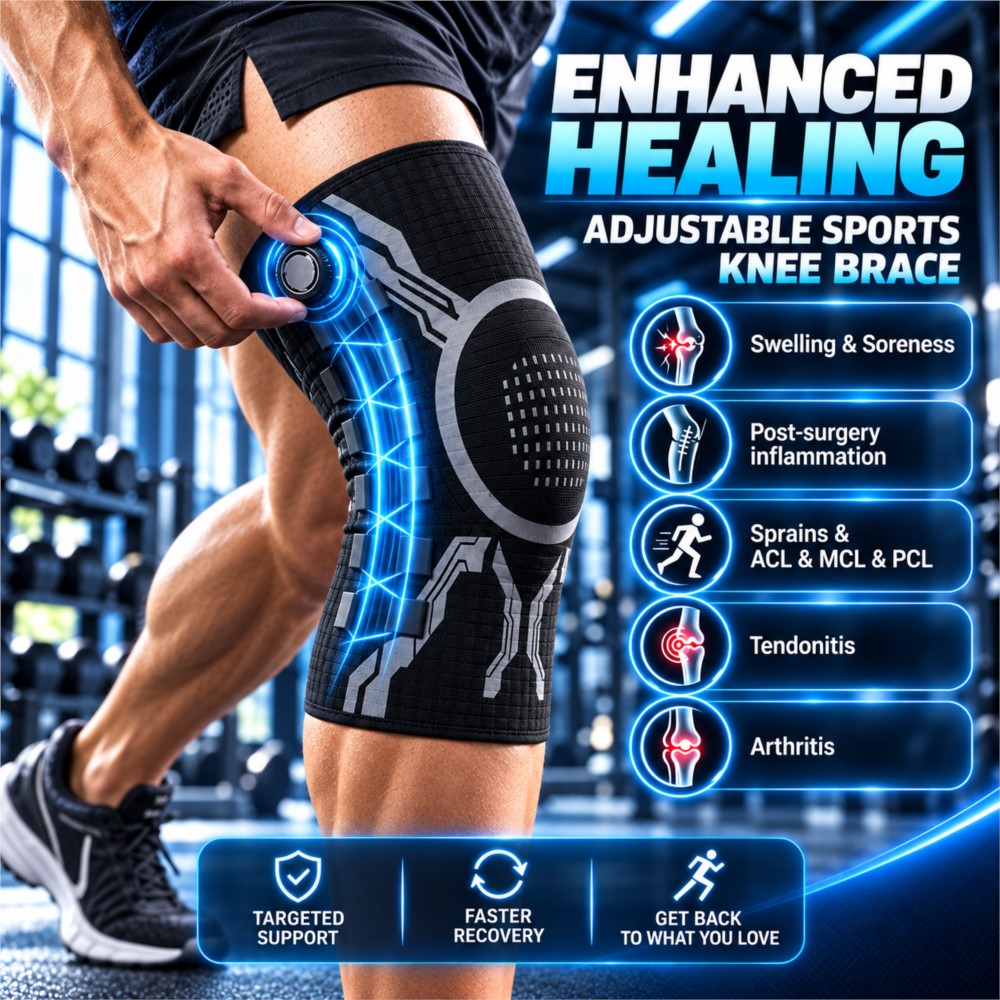 Verstelbare kniebrace met slim - Compression Sleeve Calf recensie en prijs