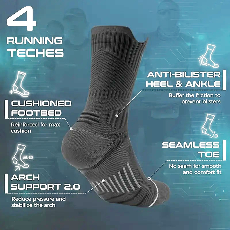 1/5 paar heren handdoekbodem b - Athletic Sock Cushion recensie en prijs