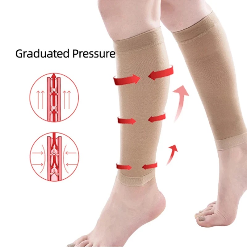 Compressie kousen zonder voet, - Compression Sleeve Calf recensie en prijs
